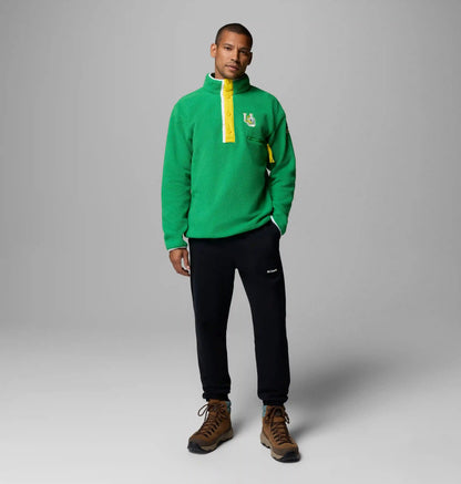 Men's Collegiate Helvetia Half Snap Fleece - Oregon