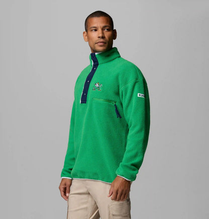 Men's Collegiate Helvetia Half Snap Fleece - Notre Dame