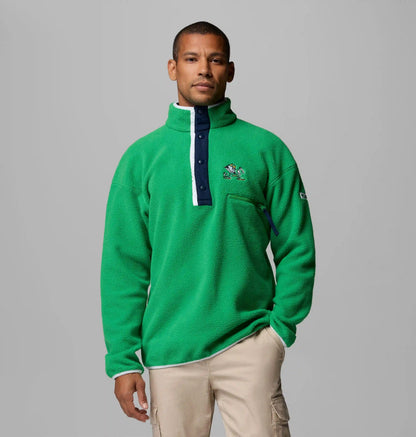 Men's Collegiate Helvetia Half Snap Fleece - Notre Dame