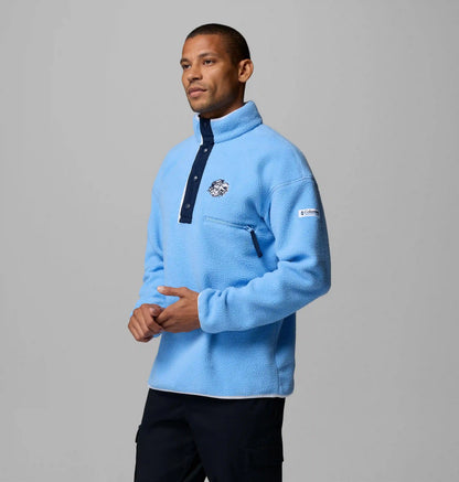 Men's Collegiate Helvetia Half Snap Fleece - North Carolina