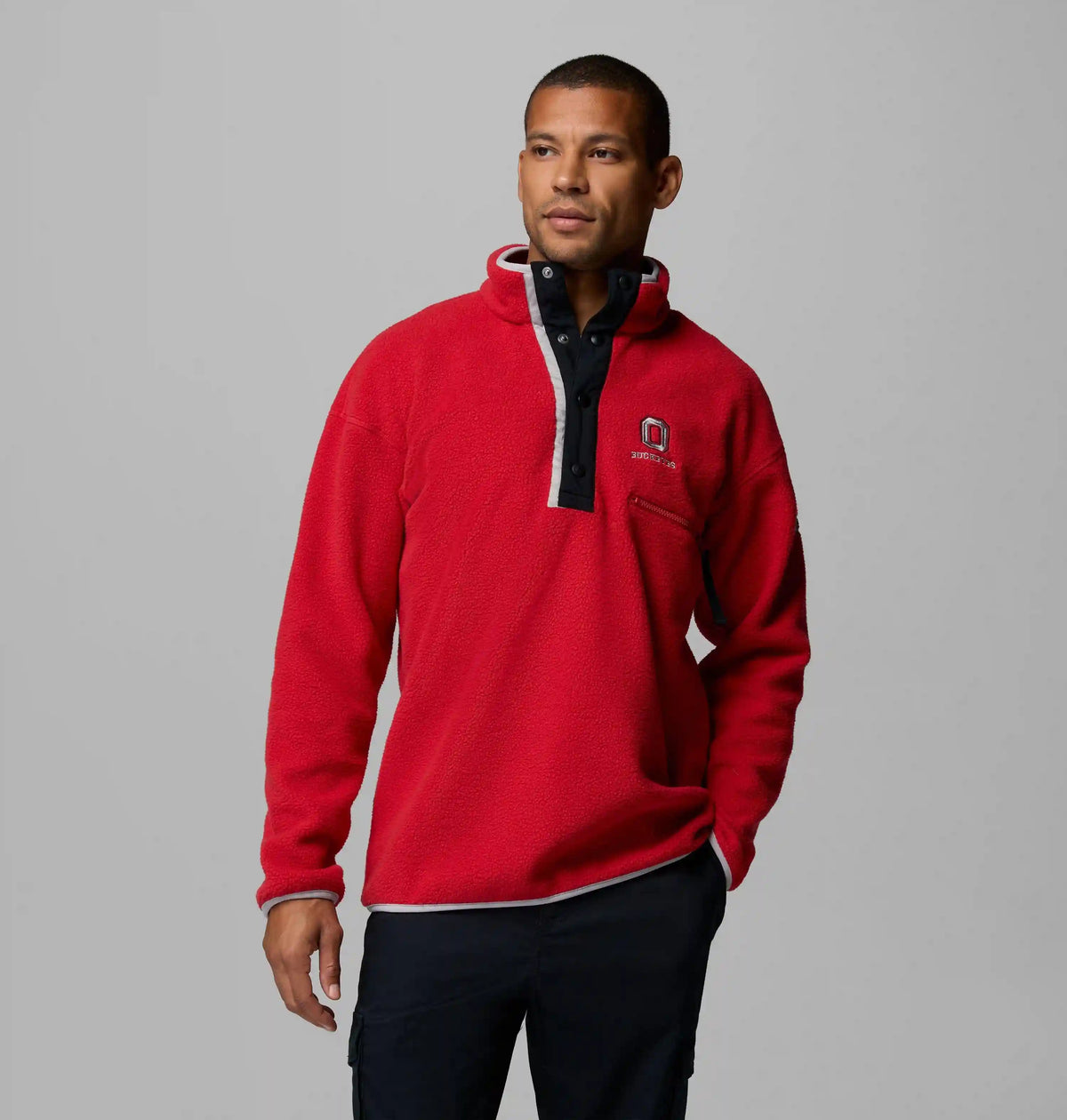 Men's Collegiate Helvetia Half Snap Fleece - Ohio State
