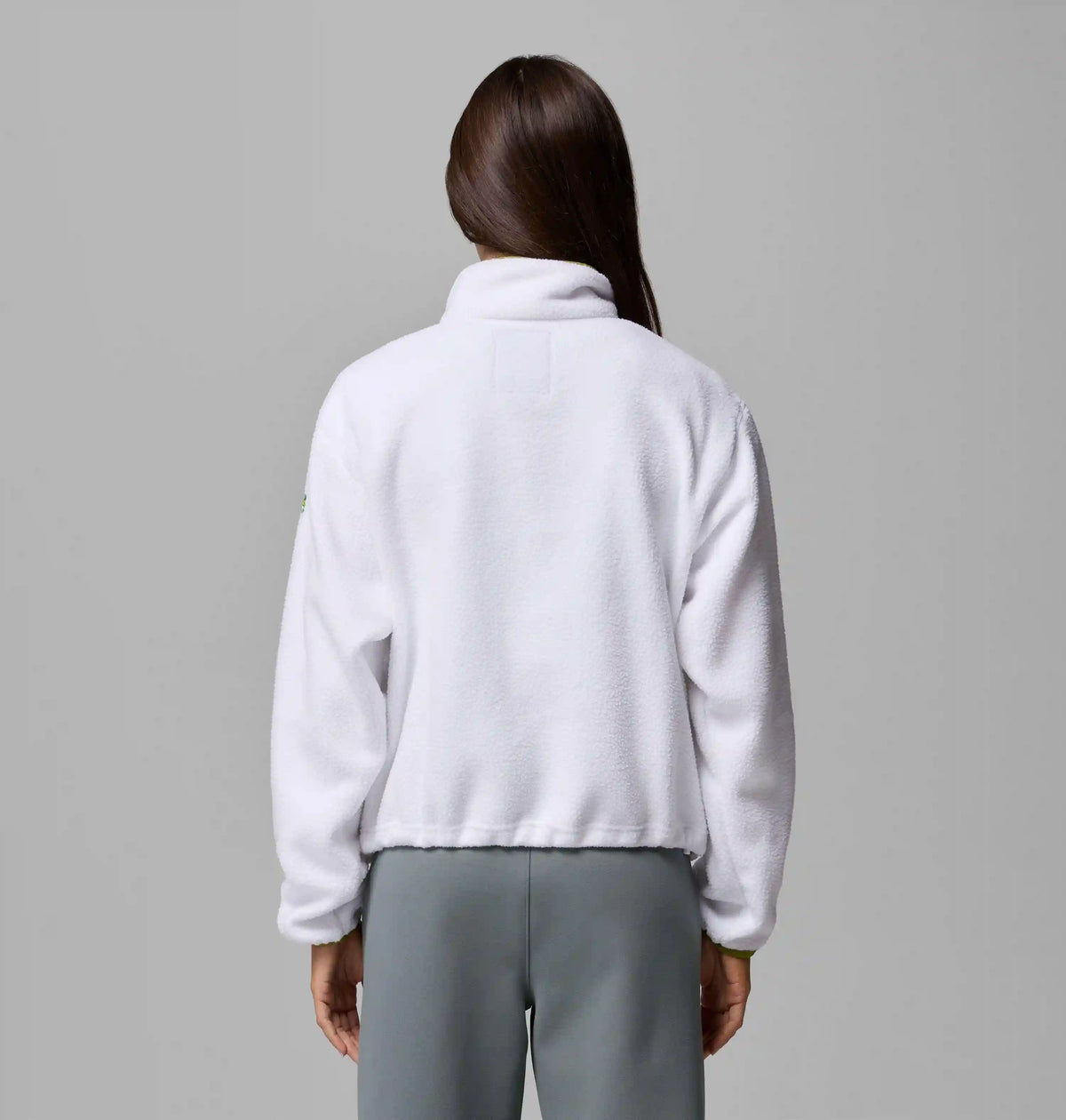 Women's Collegiate Helvetia Cropped Half Snap Fleece - Oregon