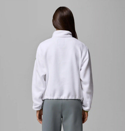 Women's Collegiate Helvetia Cropped Half Snap Fleece - Oregon