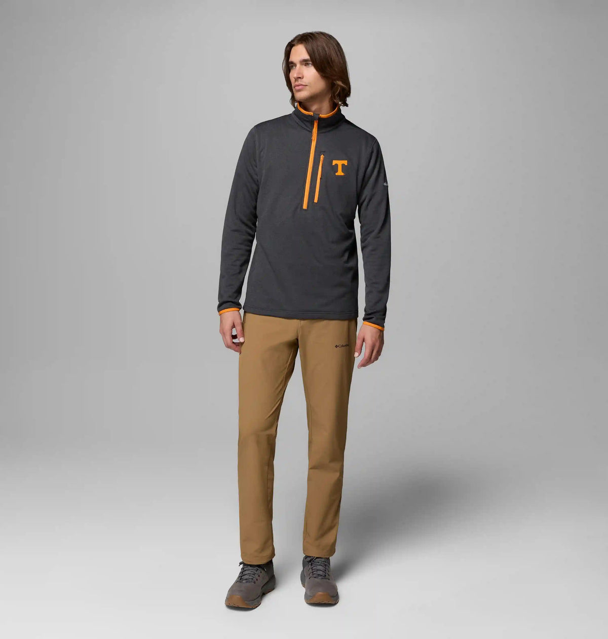 Men's Collegiate Essential Hike Grid Fleece Half Zip - Tennessee