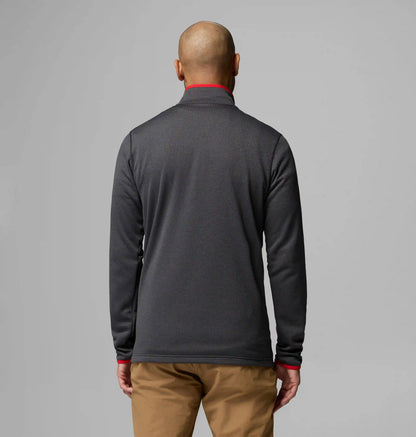Men's Collegiate Essential Hike Grid Fleece Half Zip - Georgia