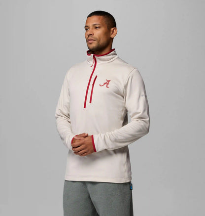 Men's Collegiate Essential Hike Grid Fleece Half Zip - Alabama