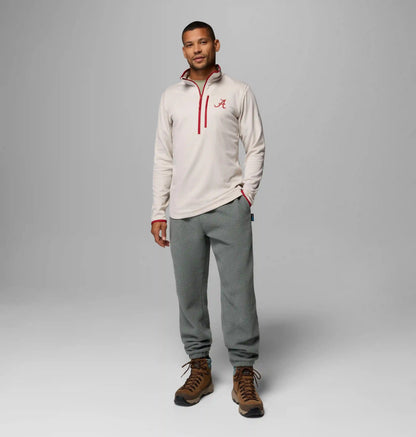 Men's Collegiate Essential Hike Grid Fleece Half Zip - Alabama
