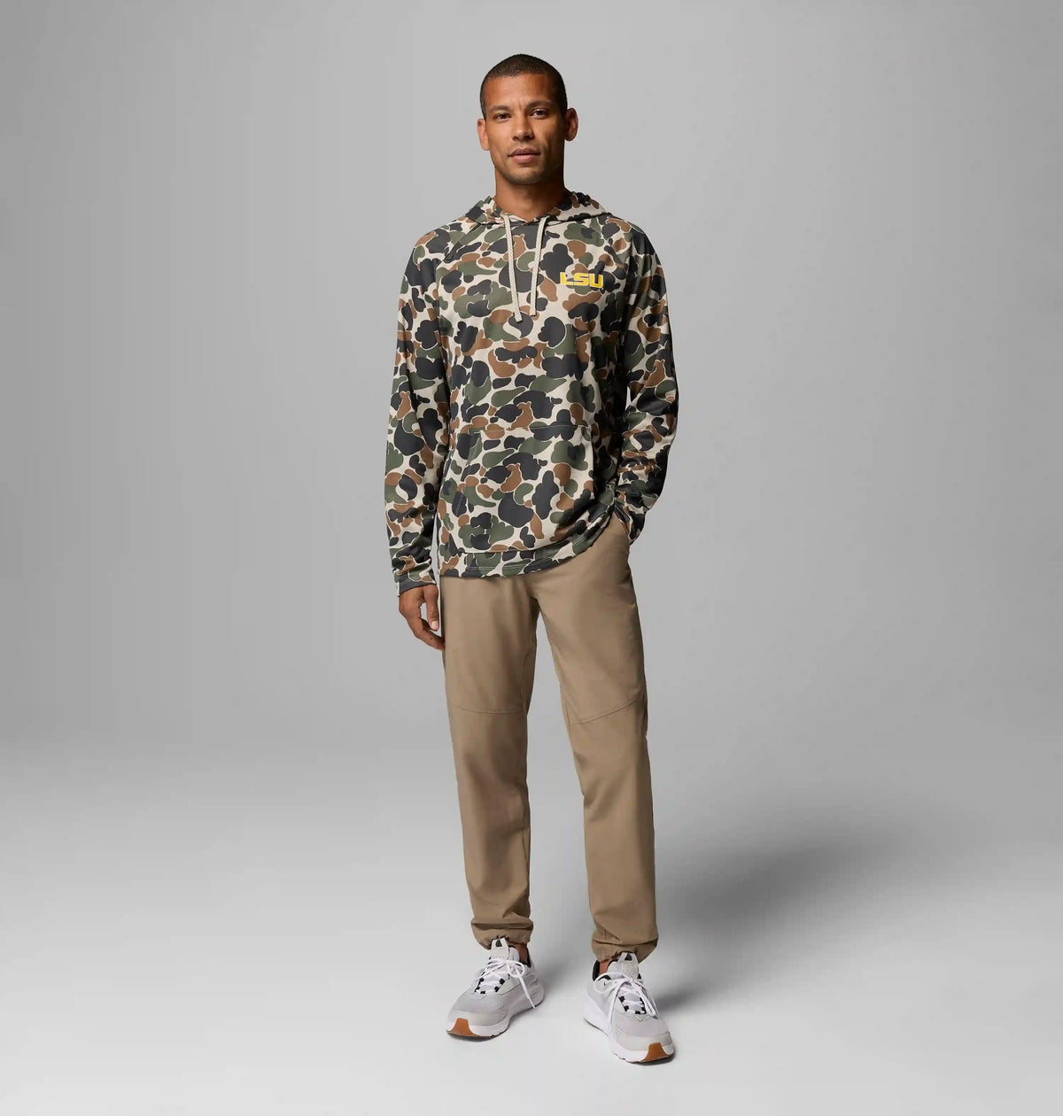 Men's Collegiate Wild Cast Camp Hoodie - LSU