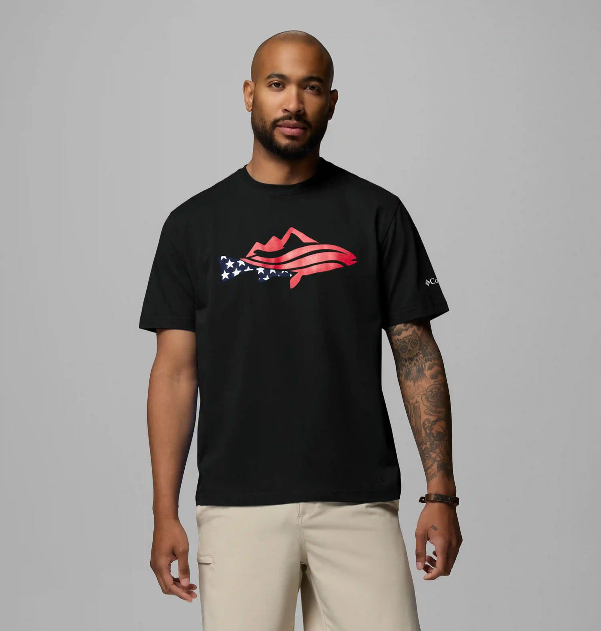 Men's PFG Silver Bank Trout Mountain T-Shirt