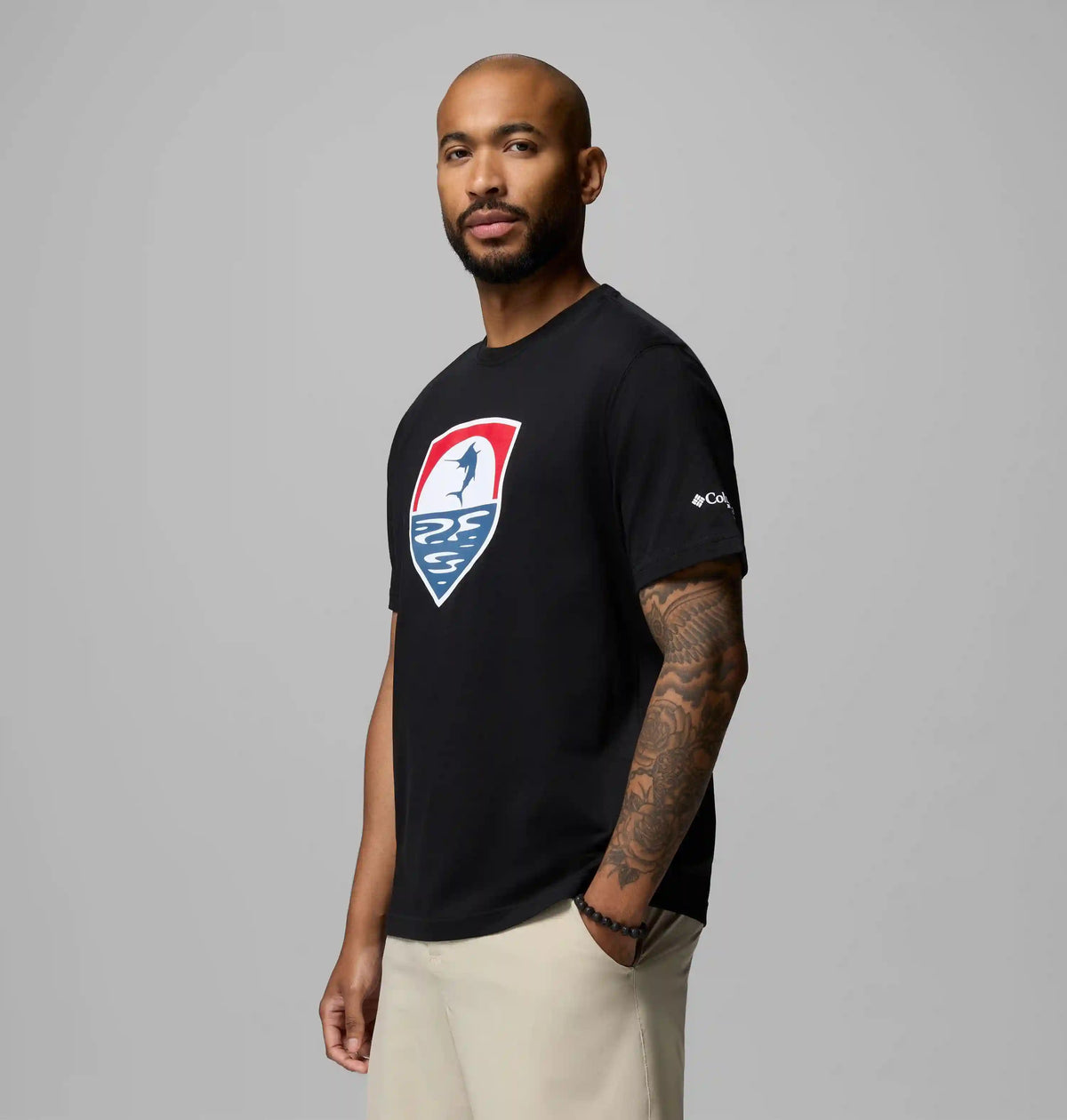 Men's PFG Silver Bank T-Shirt