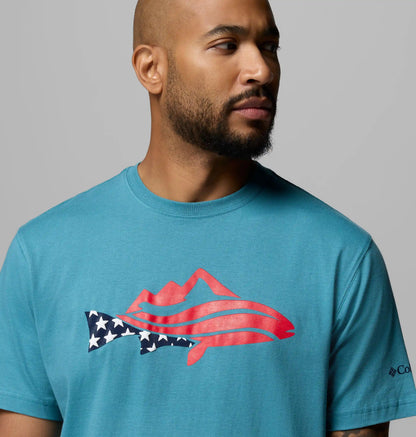 Men's PFG Silver Bank Trout Mountain T-Shirt