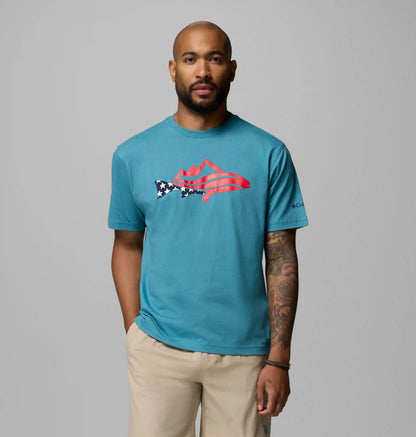 Men's PFG Silver Bank Trout Mountain T-Shirt