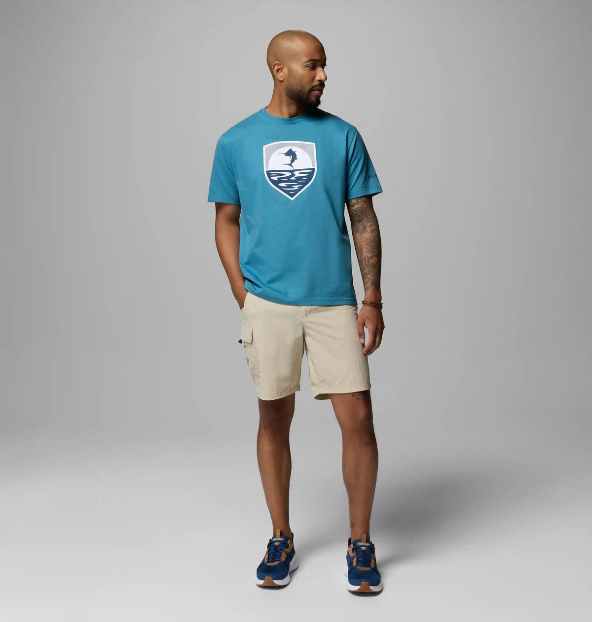 Men's PFG Silver Bank T-Shirt