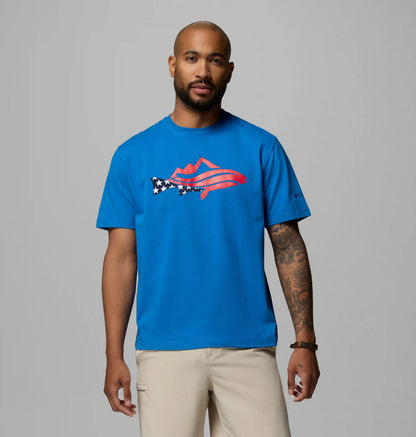 Men's PFG Silver Bank Trout Mountain T-Shirt