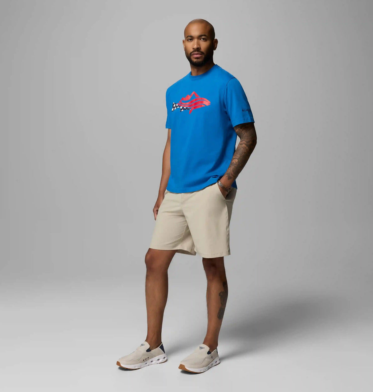 Men's PFG Silver Bank Trout Mountain T-Shirt