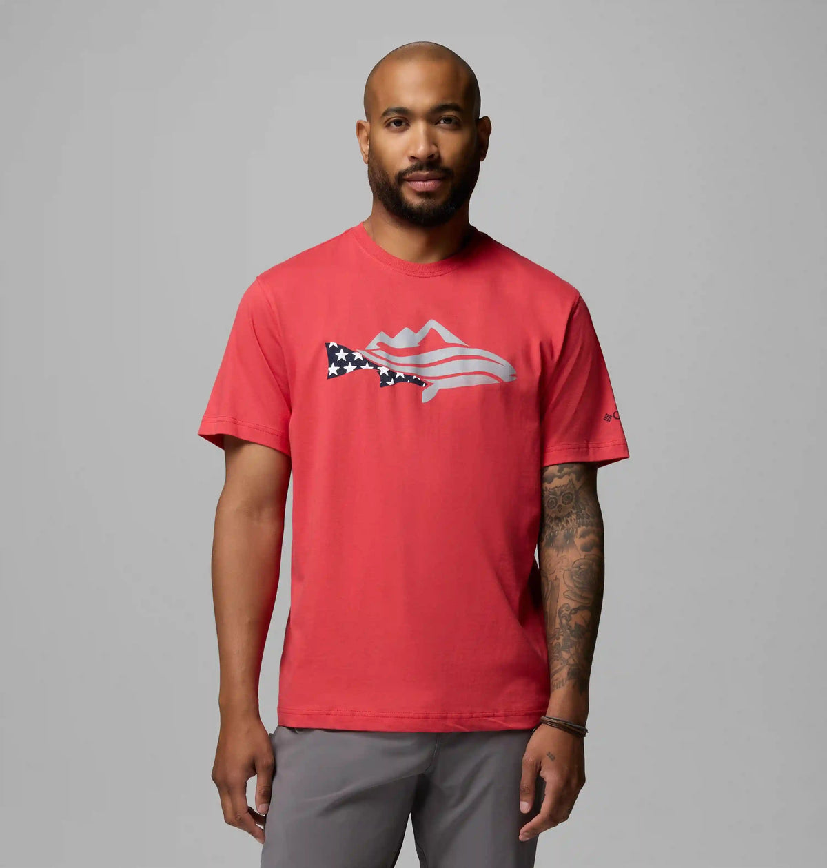 Men's PFG Silver Bank Trout Mountain T-Shirt