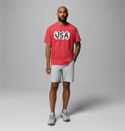 Men's PFG Silver Bank Americana Hook Flag T-Shirt