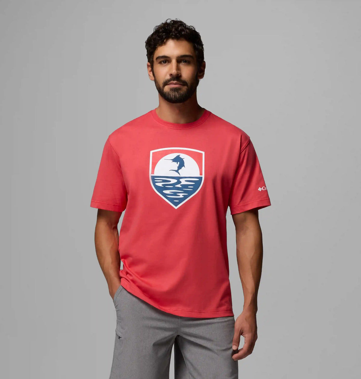 Men's PFG Silver Bank T-Shirt
