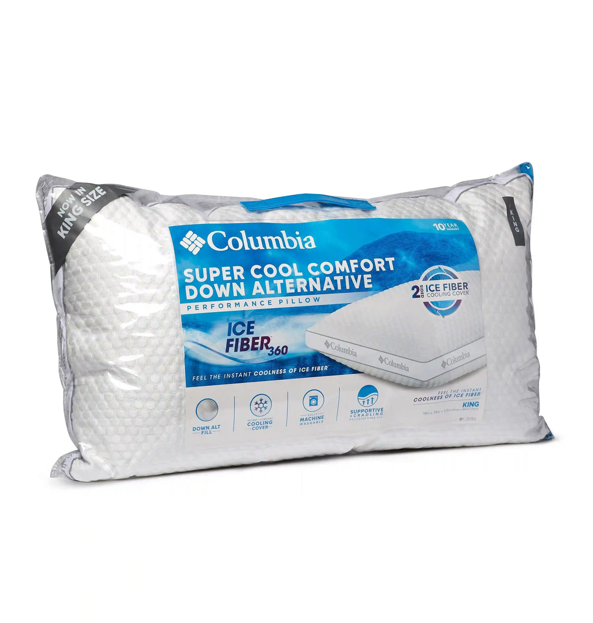 Ice Fiber Pillow - King