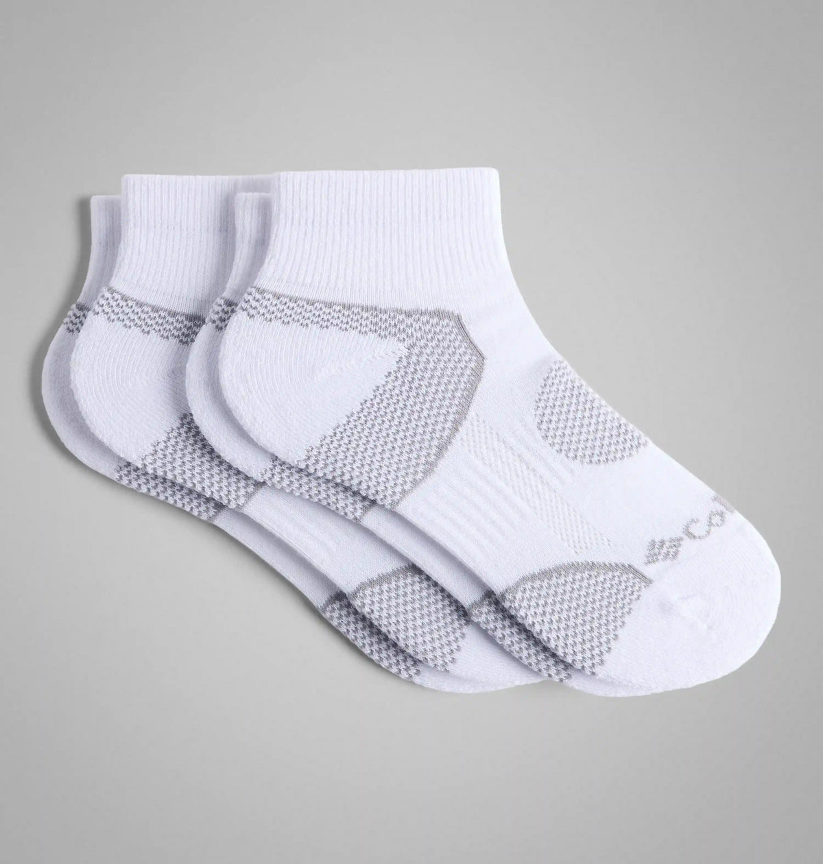 Balance Point Walk Quarter Socks - 2 Pack