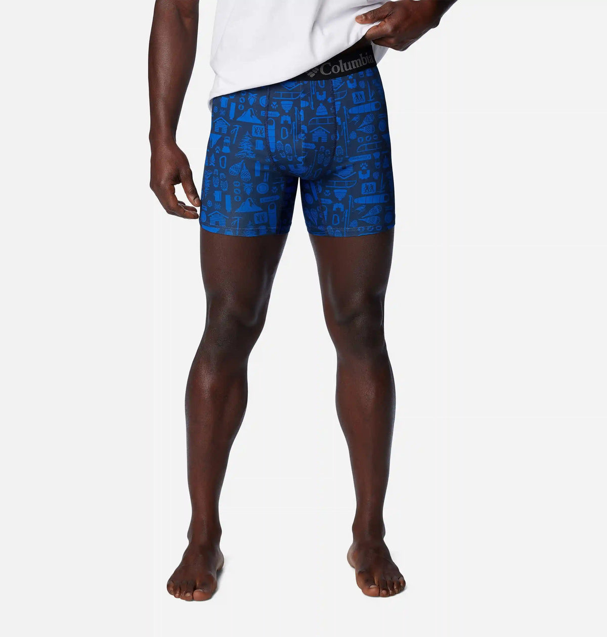 Mens Printed 360 Stretch Boxer Briefs - 3 Pack