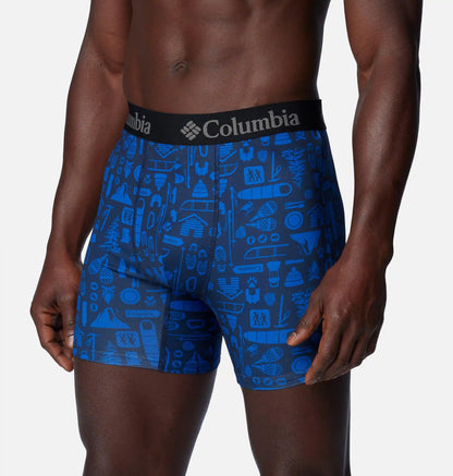Mens Printed 360 Stretch Boxer Briefs - 3 Pack