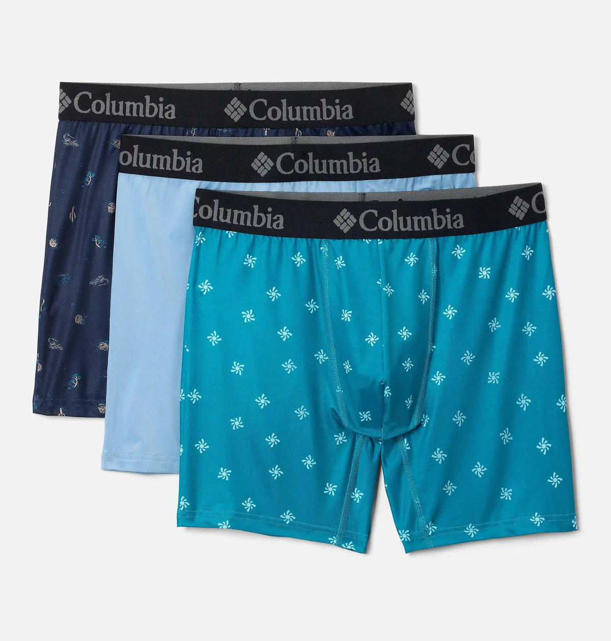 Mens Printed 360 Stretch Boxer Briefs - 3 Pack