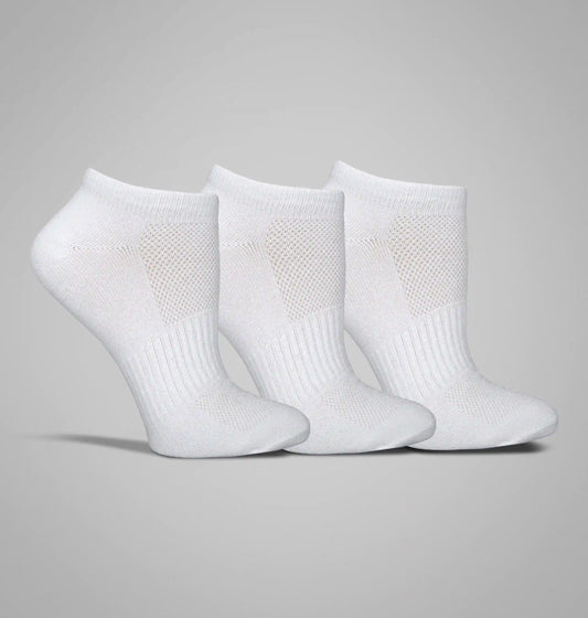 Women's Flat Knit No Show Socks - 3 Pack