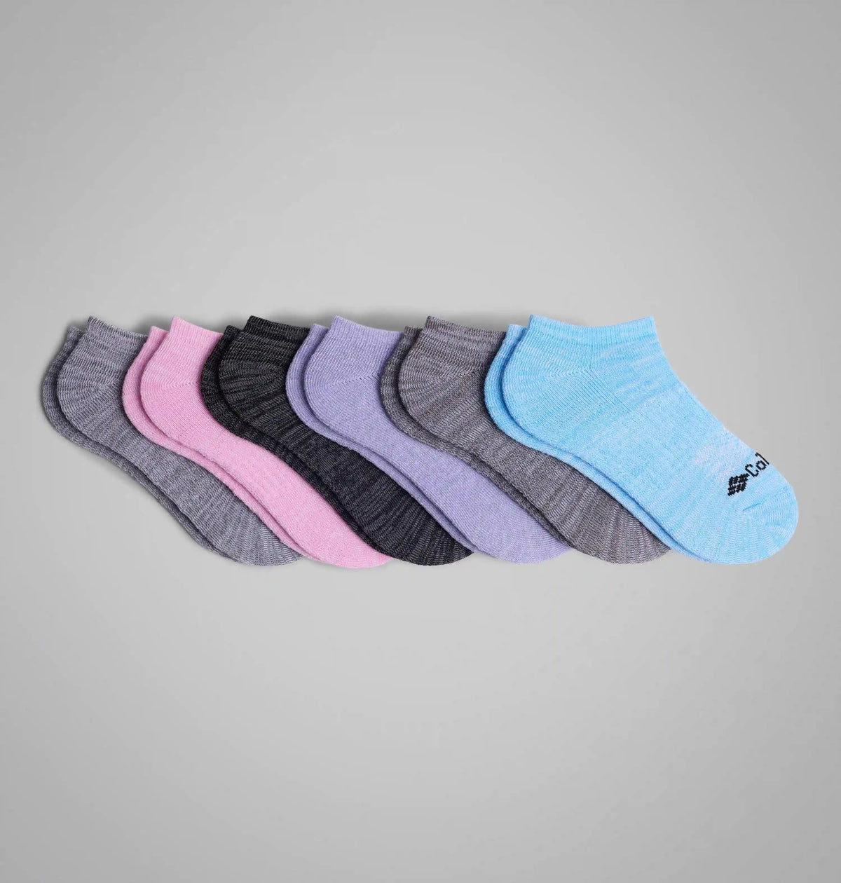 Women's Space Dye No Show Socks - 6 Pack