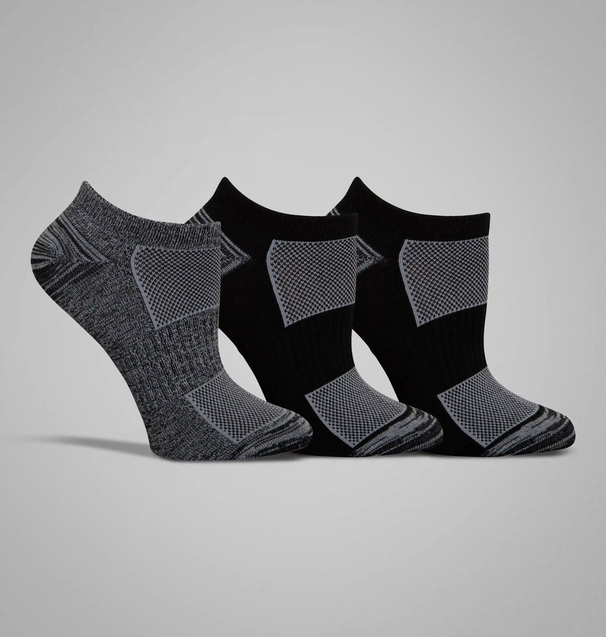 Women's 3PK Flat-Knit No-Show Socks