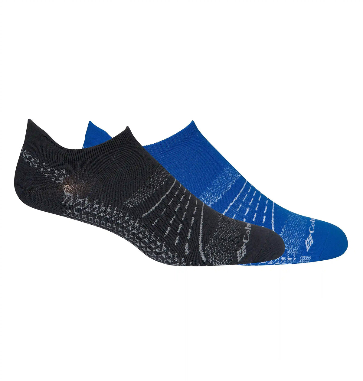 Men's Mapped BRR No-Show Lightweight Socks - 2 Pack