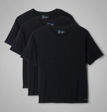 Men's Cotton Stretch Crew Neck Tee - Big- 3 Pack
