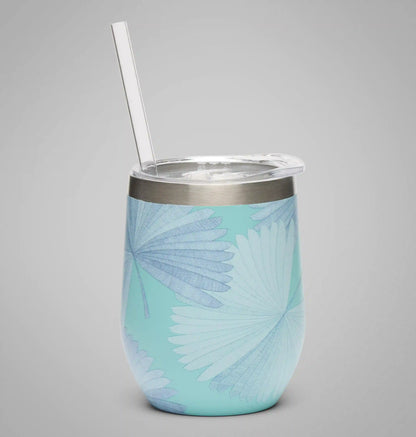 Insulated Tumbler with Straw - 12 ounces