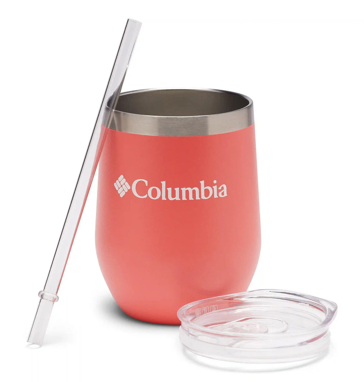 Insulated Tumbler with Straw - 12 ounces