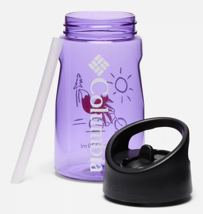BPA-Free Straw-Top Bottle - 12 oz