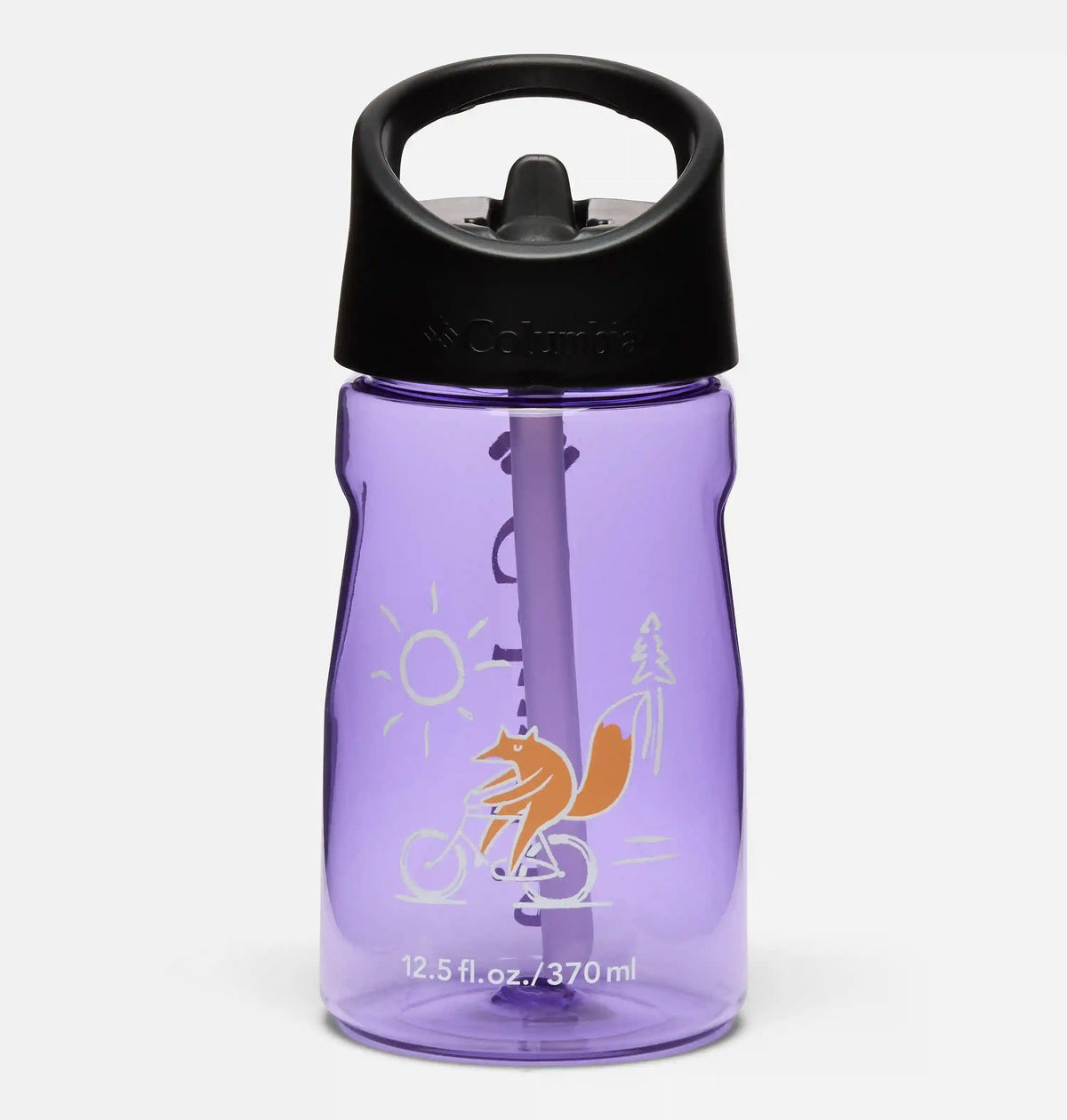 BPA-Free Straw-Top Bottle - 12 oz