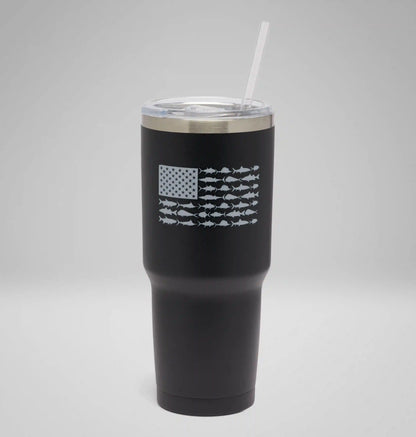 Stainless Steel Vacuum Tumbler With Straw - 30 oz