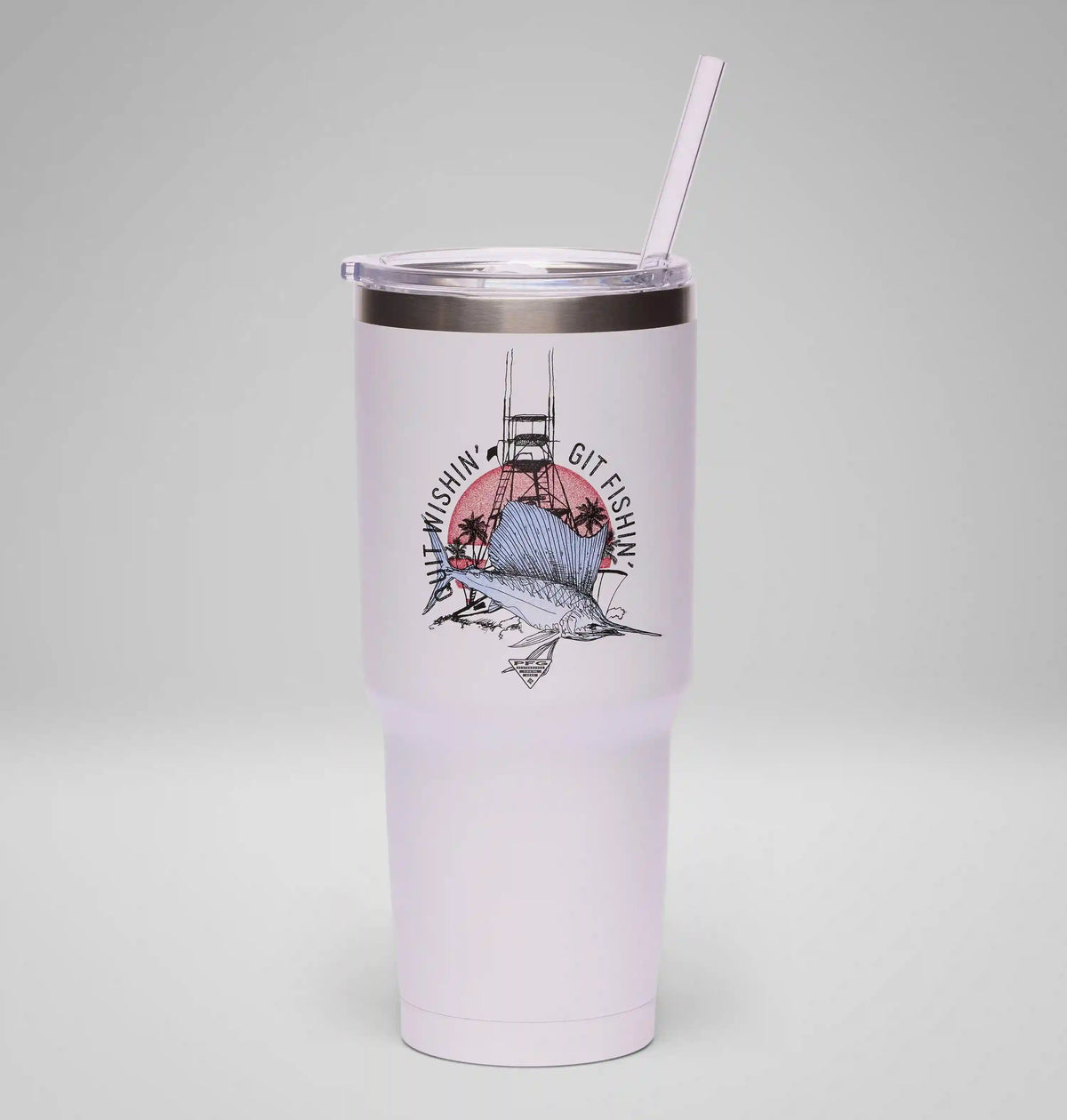 Stainless Steel Vacuum Tumbler With Straw - 30 oz