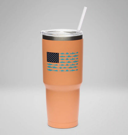 Stainless Steel Vacuum Tumbler With Straw - 30 oz