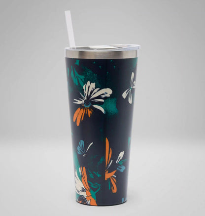 Insulated Tumbler With Straw - 21 oz
