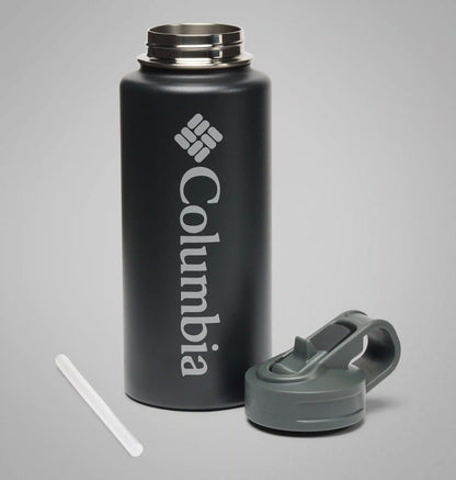 Stainless Steel Vacuum Bottle With Straw - 32 ounces