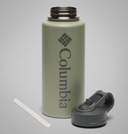 Stainless Steel Vacuum Bottle With Straw - 32 ounces