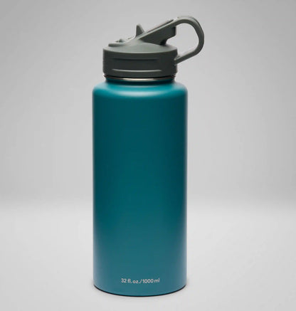 Stainless Steel Vacuum Bottle With Straw - 32 ounces