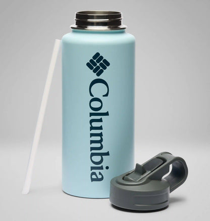 Stainless Steel Vacuum Bottle With Straw - 32 ounces