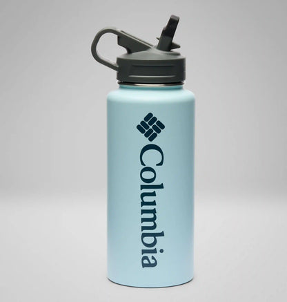 Stainless Steel Vacuum Bottle With Straw - 32 ounces