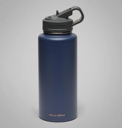 Stainless Steel Vacuum Bottle With Straw - 32 ounces