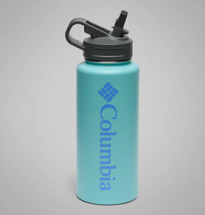Stainless Steel Vacuum Bottle With Straw - 32 ounces