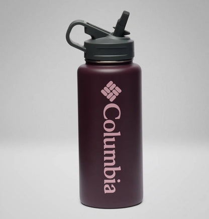 Stainless Steel Vacuum Bottle With Straw - 32 ounces