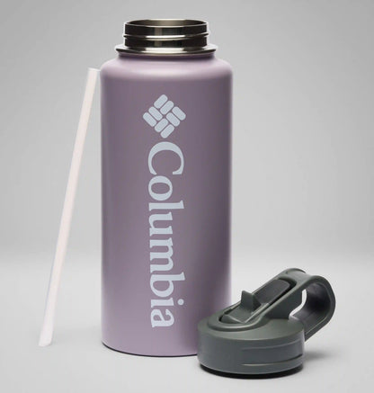 Stainless Steel Vacuum Bottle With Straw - 32 ounces