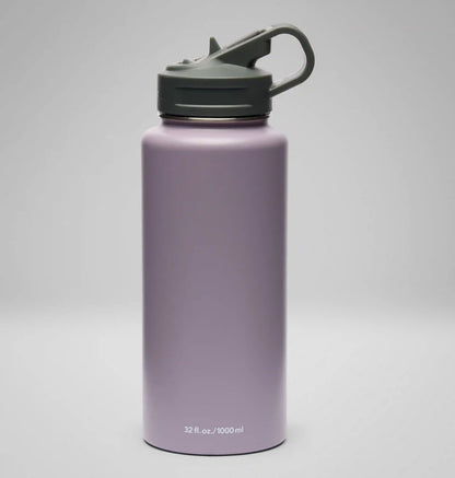Stainless Steel Vacuum Bottle With Straw - 32 ounces